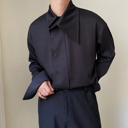 Nichi-botton Asyme Shirt【TR1446】