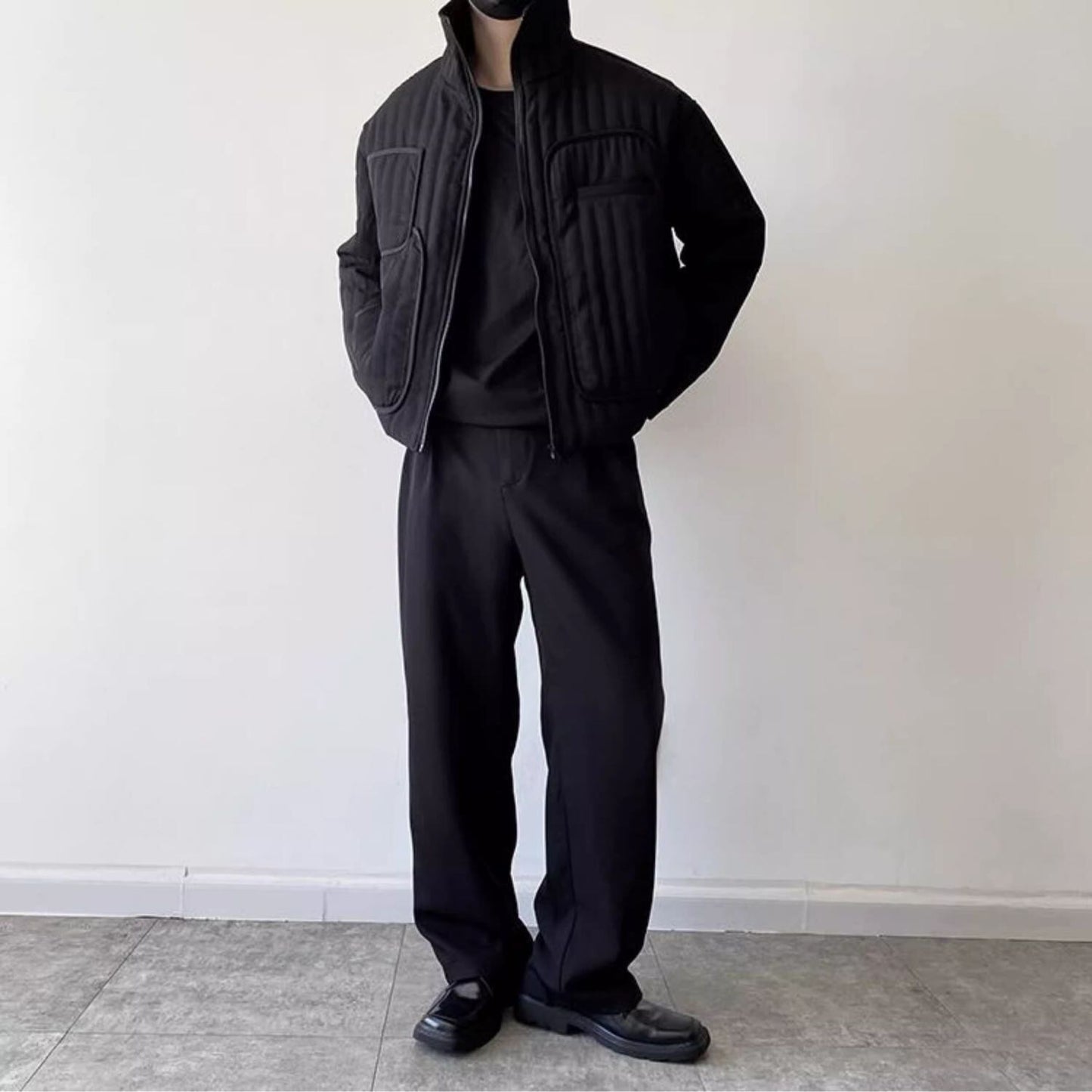 Quilted Stand Collar Jacket【TR3321】