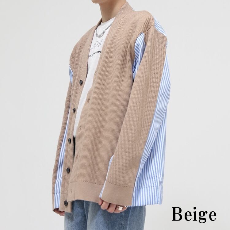 Mix Shirt Nichi Cardigan【TR1438】