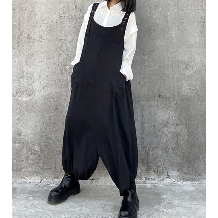 〈Unisex〉Loose Pocket Overall【TR0453】