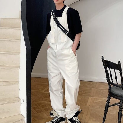 Center Straight Cotton Overall【TR2474】