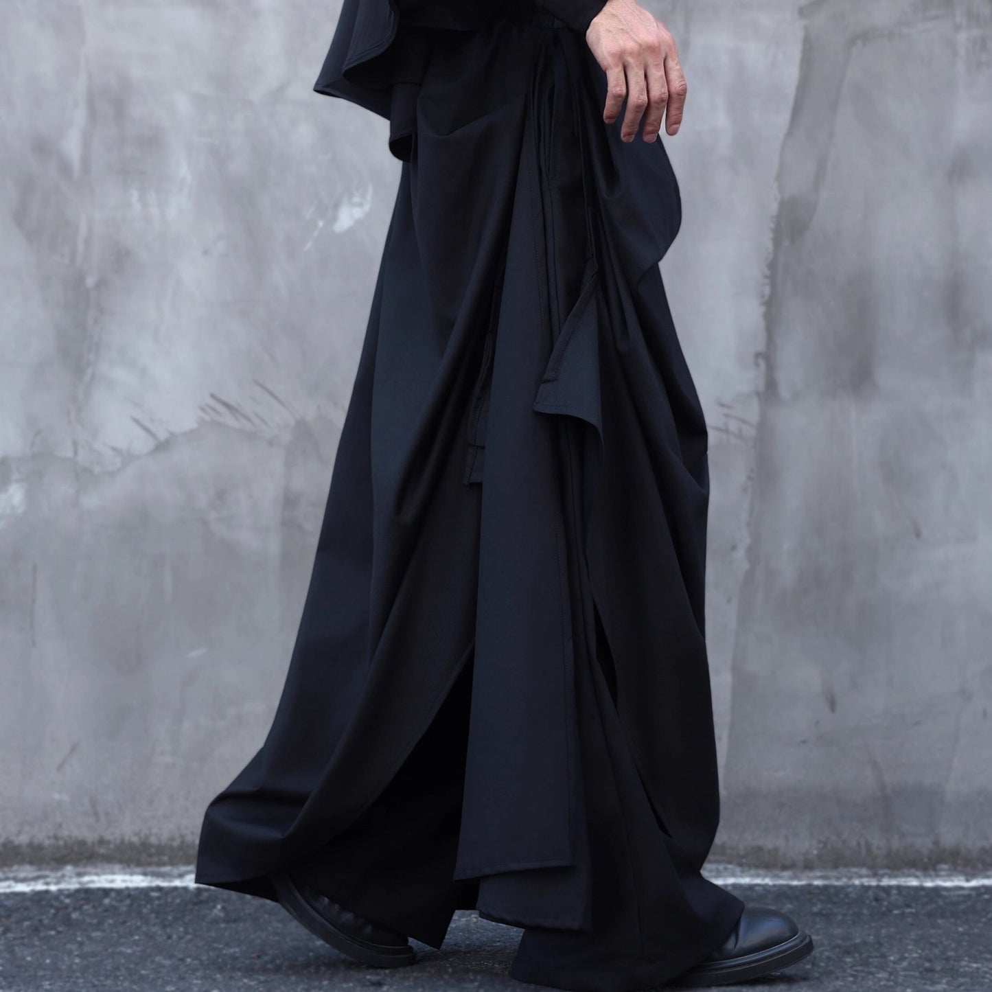 Asymmetry Hakama Pants【TR3287】