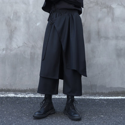 Wrap Design Ankle Pants【TR3308】