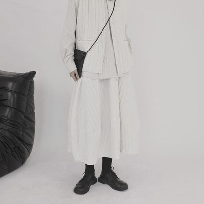 Quilting Crumply Skirt【TR3158】