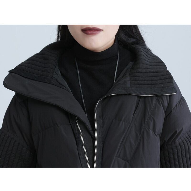 High-Neck Zip Knit Jacket【TR3259】
