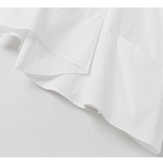 〈Unisex〉Wrap Nichi Irregular Shirt【TR1422】