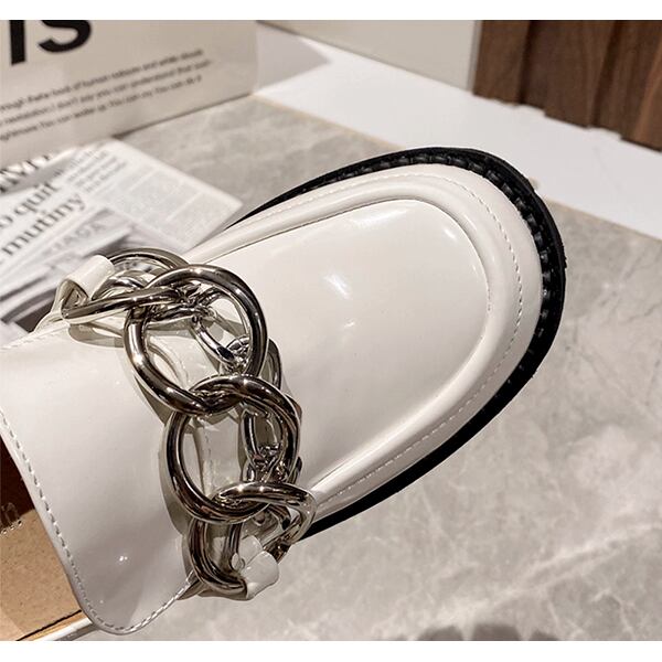 Slip-on Chain Chunky Shoes【TR3398】