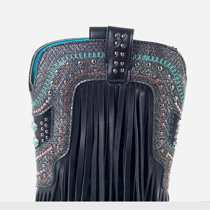 Cowgirl  Fringe Boots【TR3377】