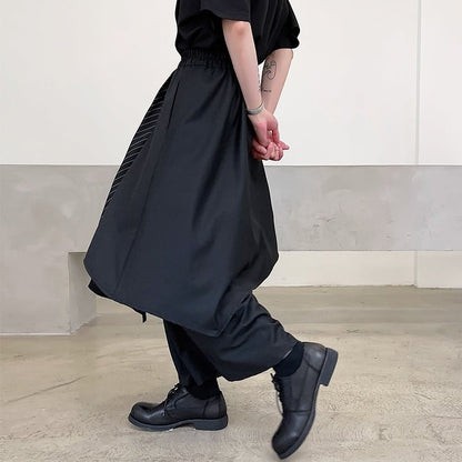 Irregular Wide Leg Pants【TR2493】