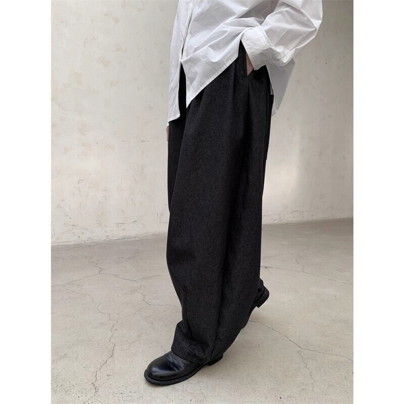 Wide-Leg High-Waist Pants【TR3226】