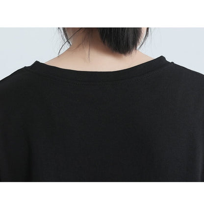 Asymmetry Flare Simple T-Shirt【TR3145】