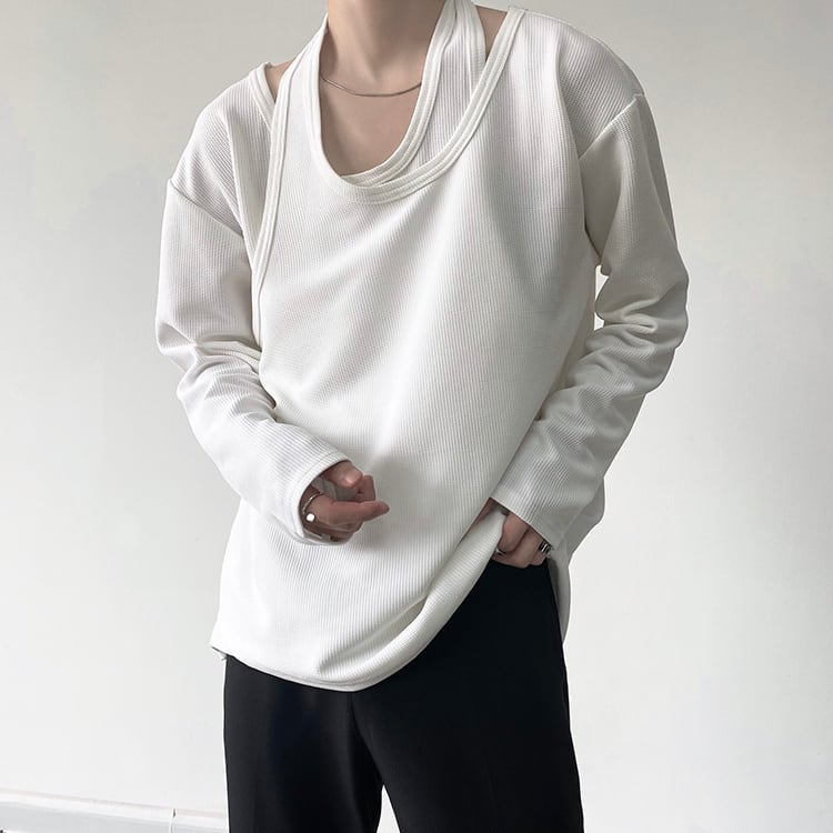 Layered Nichi Cutsew Shirt【TR1442】