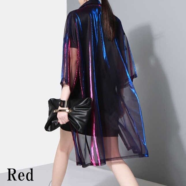Gross Shiny See-Through Shirt【TR1416】