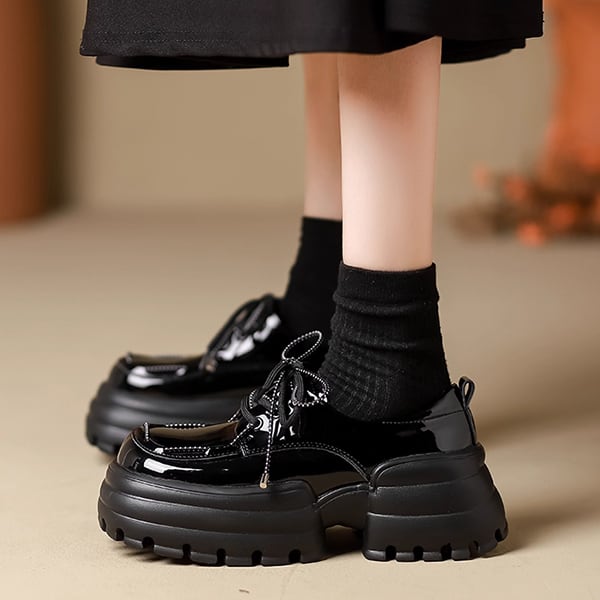 Oversized Loafers Shoes【TR3396】