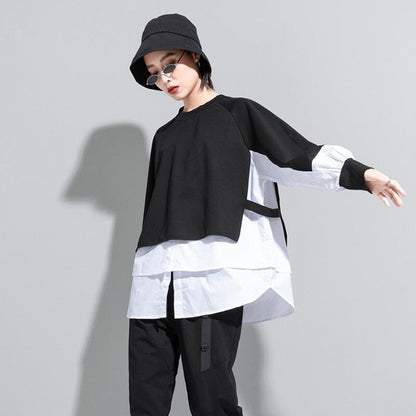 Fake Two Piece Shirt【TR1278】