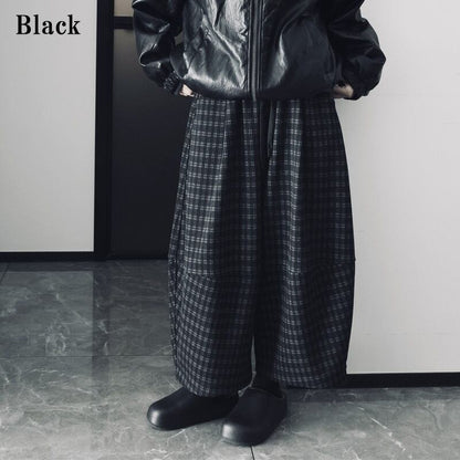 Barrel Plaid Pants【TR3191】