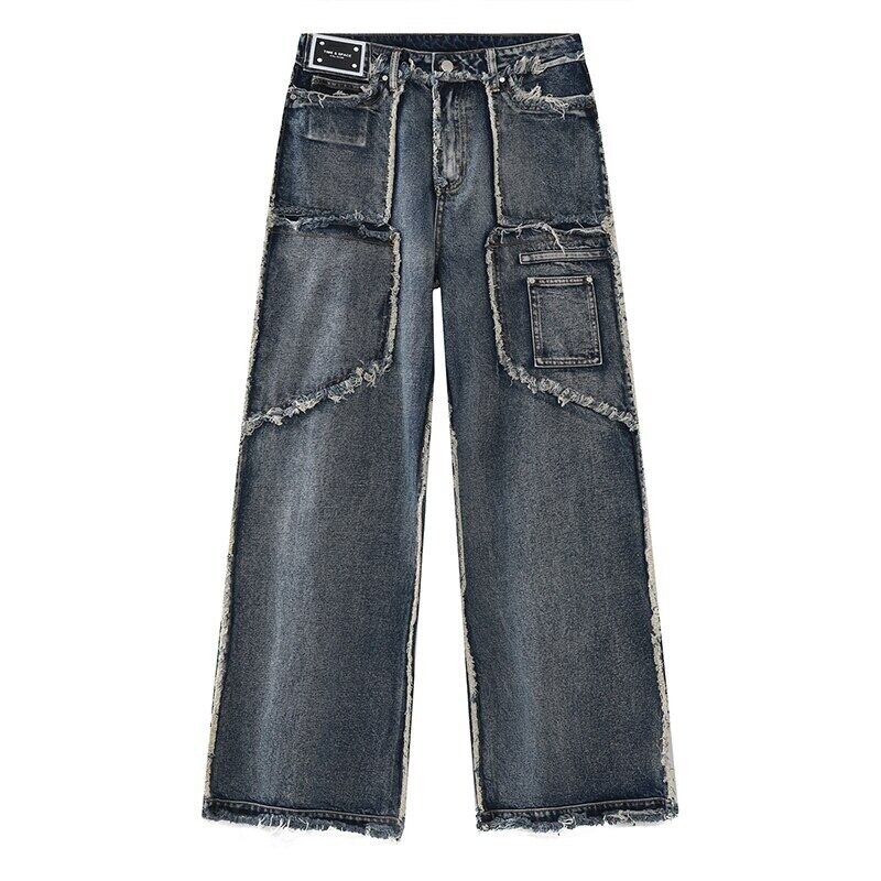 Faded Vintage Denim Pants【TR0483】