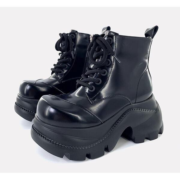 Side Zipper Shorts Boots【TR3388】