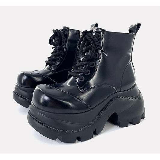 Side Zipper Shorts Boots【TR3388】