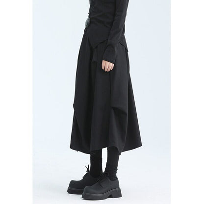 Asymmetru Wool Skirt【TR3151】