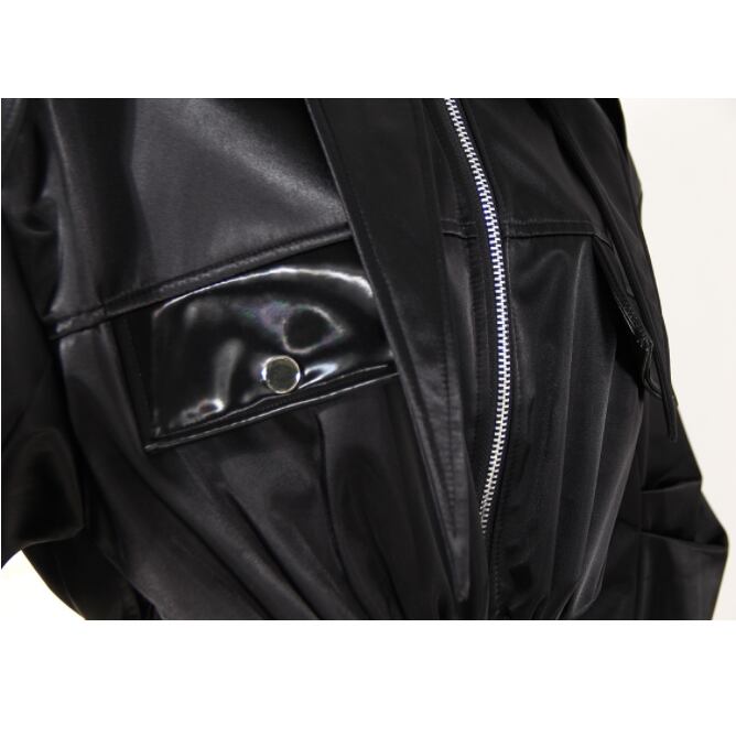 〈Unisex〉High Leather Motorcycle Jacket【TR1228】