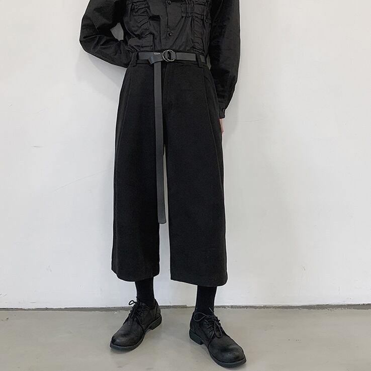 Cropped Semi-wide Pants【TR3292】