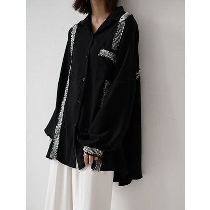 〈Unisex〉Irregular Loose Shirt【TR3035】