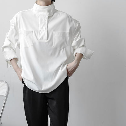 Chic Design High Neck Shirt【TR2484】