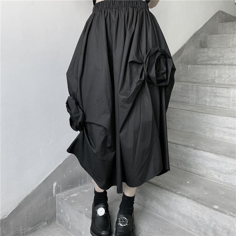 Rose Three-dimensional Volume Skirt【TR1458】