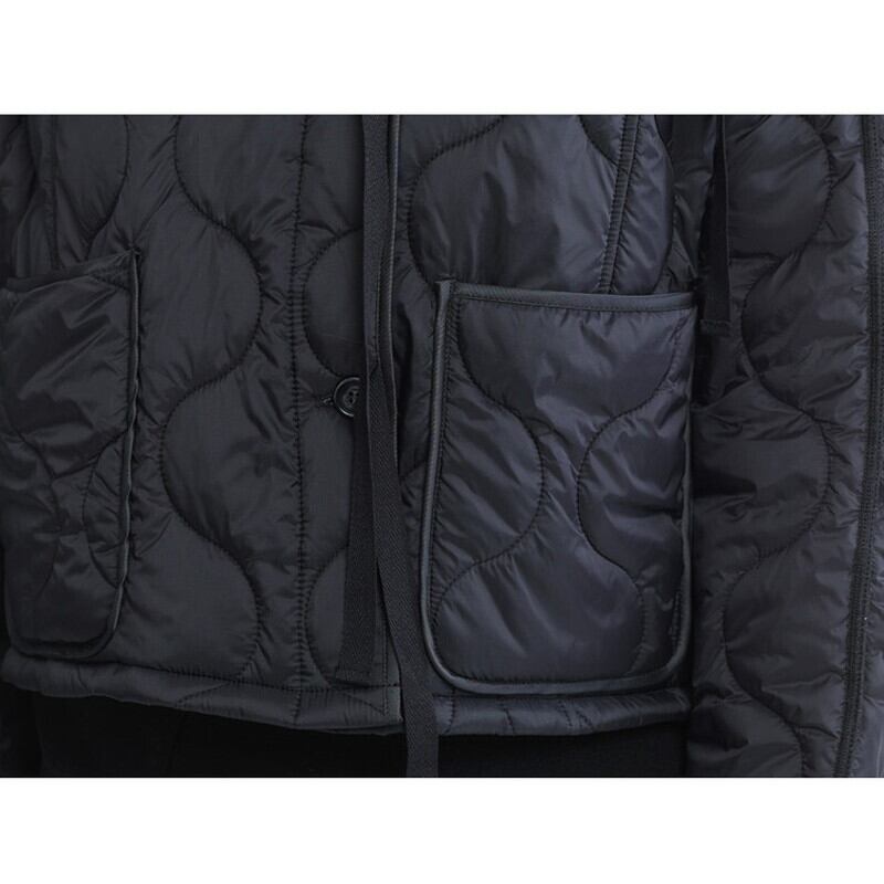 Embossed Ribbon No-Collar Jacket【TR3258】