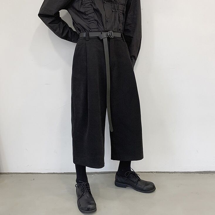 Cropped Semi-wide Pants【TR3292】