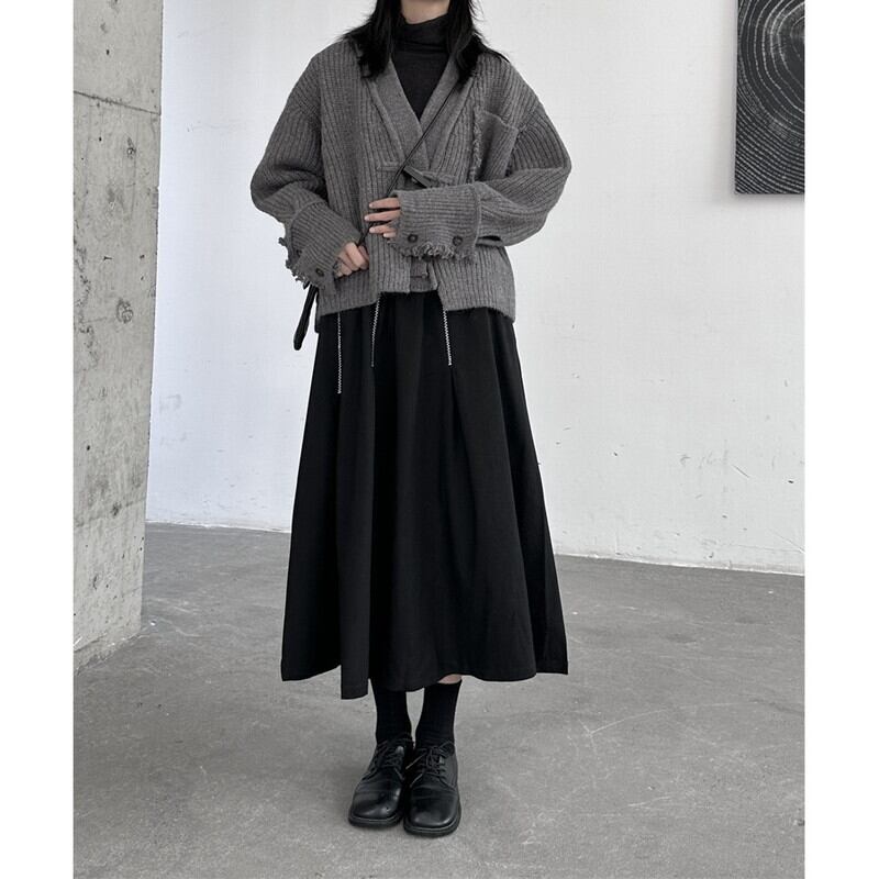 Damage Knit Short Jacket【TR3270】