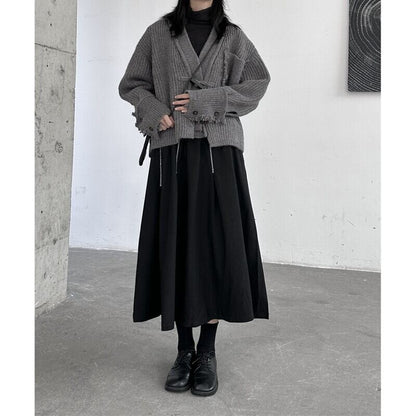 Damage Knit Short Jacket【TR3270】