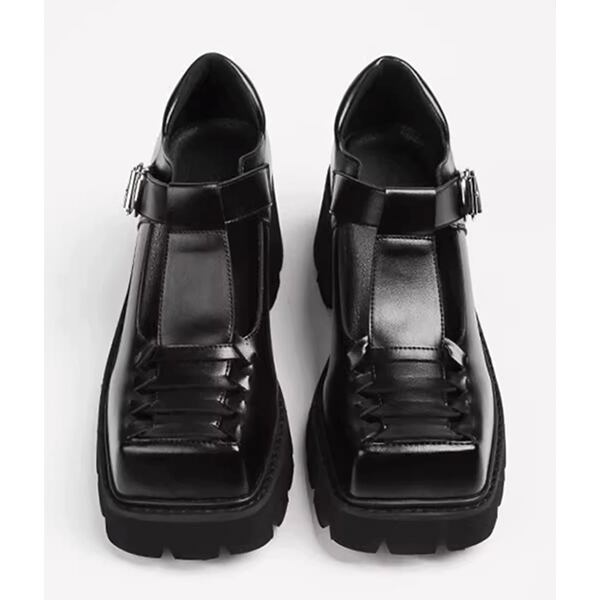 chunky heel roman Sandal【TR3415】