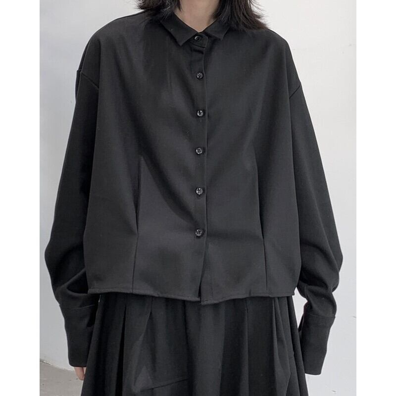 Tac Balloon-Sleeve Collared Shirt【TR3105】