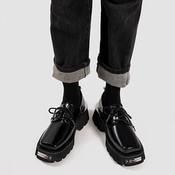 Square Toe Derby Shoes【TR3392】