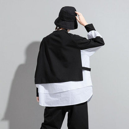 Fake Two Piece Shirt【TR1278】