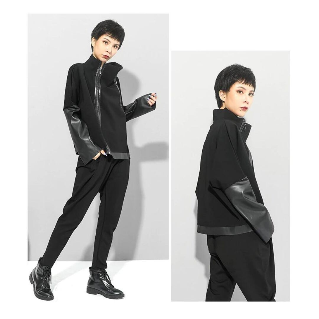 Pu Leather Mode Jacket【TR1407】