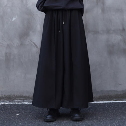 Elastic Waist Hakama Wide Pants【TR3279】