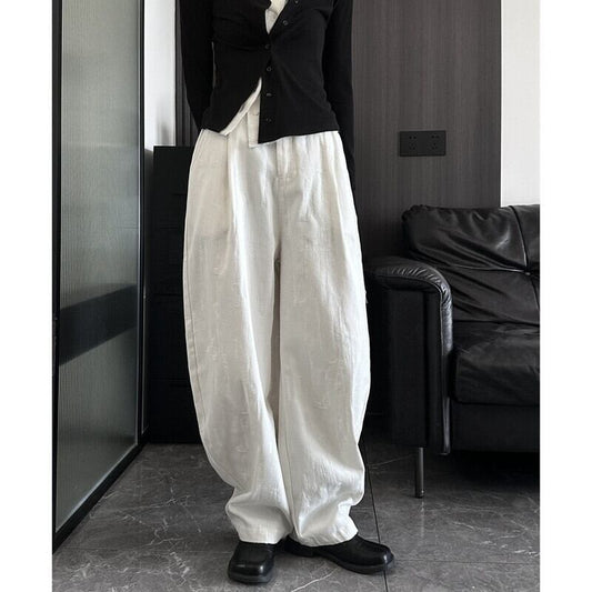 Barrel Wide-Leg Pants【TR3200】