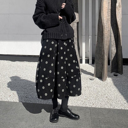Tiered Corduroy Skirt【TR3152】