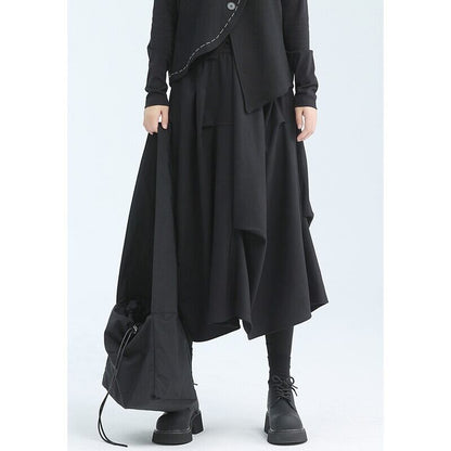 Asymmety Drape Retro Skirt【TR3177】