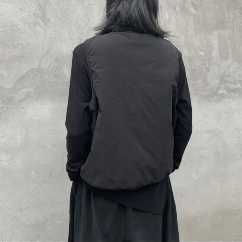 Asymmetry Curve Vest【TR3234】