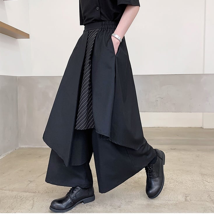 Irregular Wide Leg Pants【TR2493】