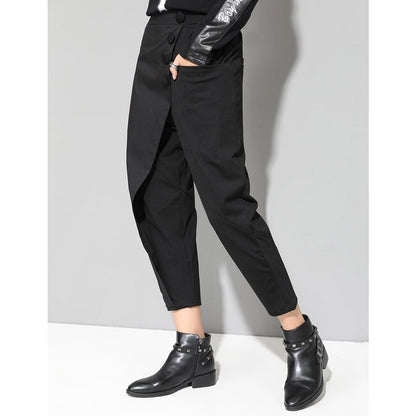 〈Unisex〉Casual Irregular Cropped Pants【TR1371】
