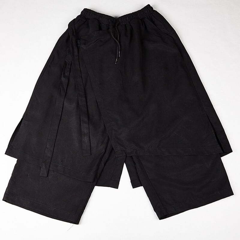 Layered Drawstring Pants【TR3223】