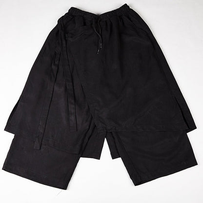 Layered Drawstring Pants【TR3223】