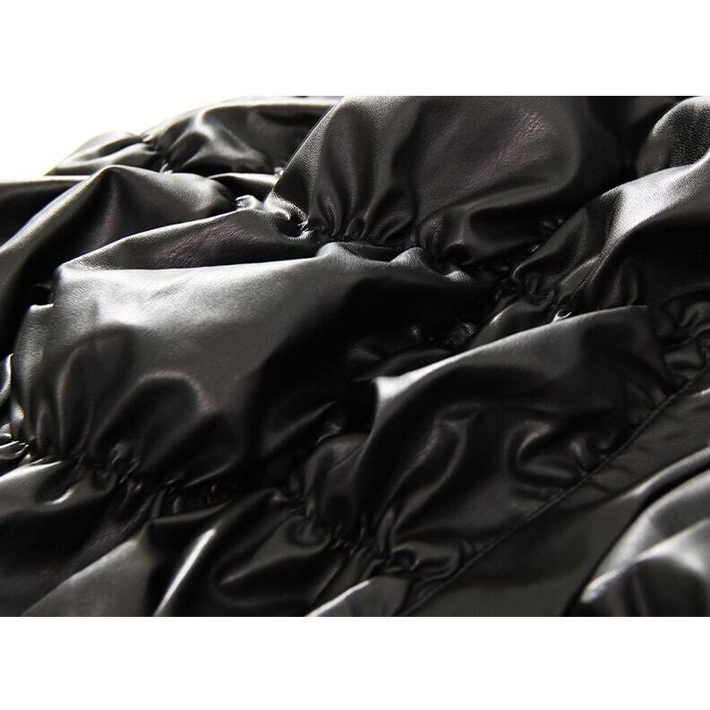Bubble Fit Black Jacket【TR1108】