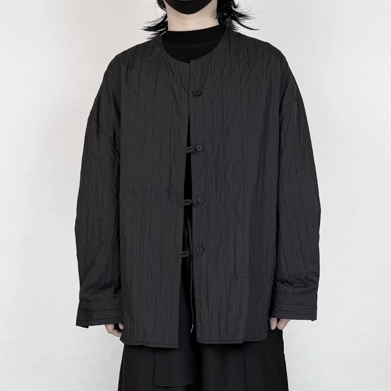 Crumpled Texture Minimal Jacket【TR3362】