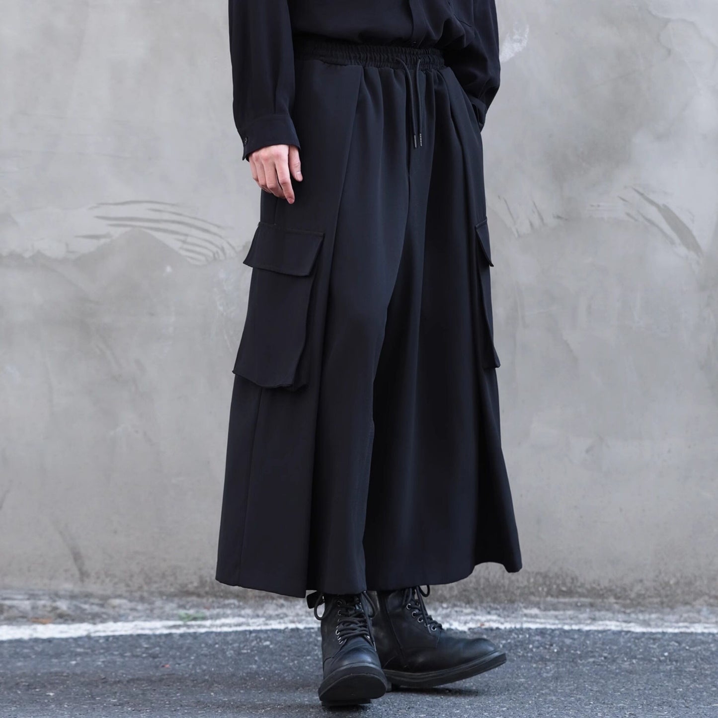 Wide Flare Cargo Pants【TR3319】